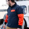Kép 1/9 - GRUNDÉNS FISHPICKING 1/2 ZIP SHIRT