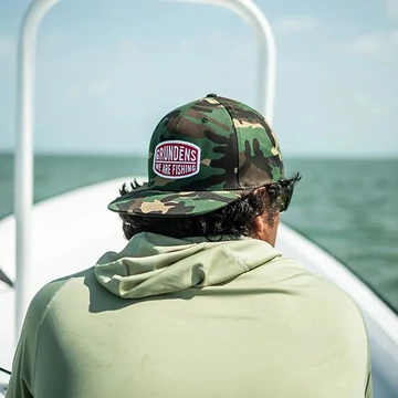 GRUNDÉNS WE ARE FISHING CAMO TRUCKER