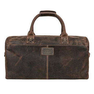 Gillis London barna bőr vintage utazótáska