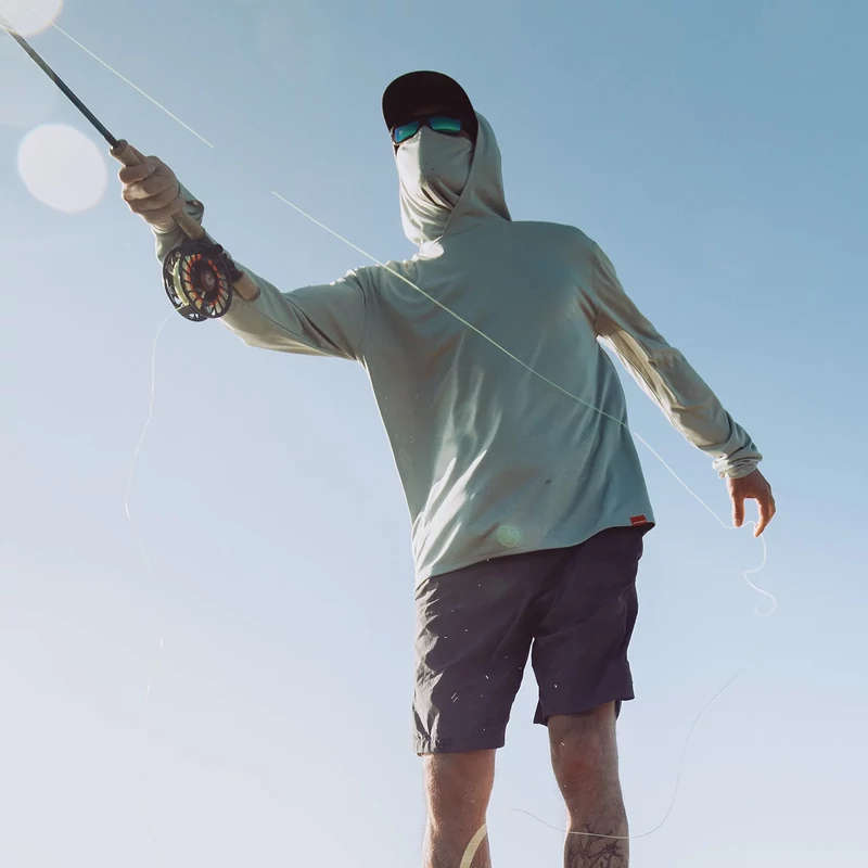 GRUNDÉNS TOUGH SUN UV SZŰRŐS KAPUCNIS FELSŐ ARCMASZKKAL - UPF 50