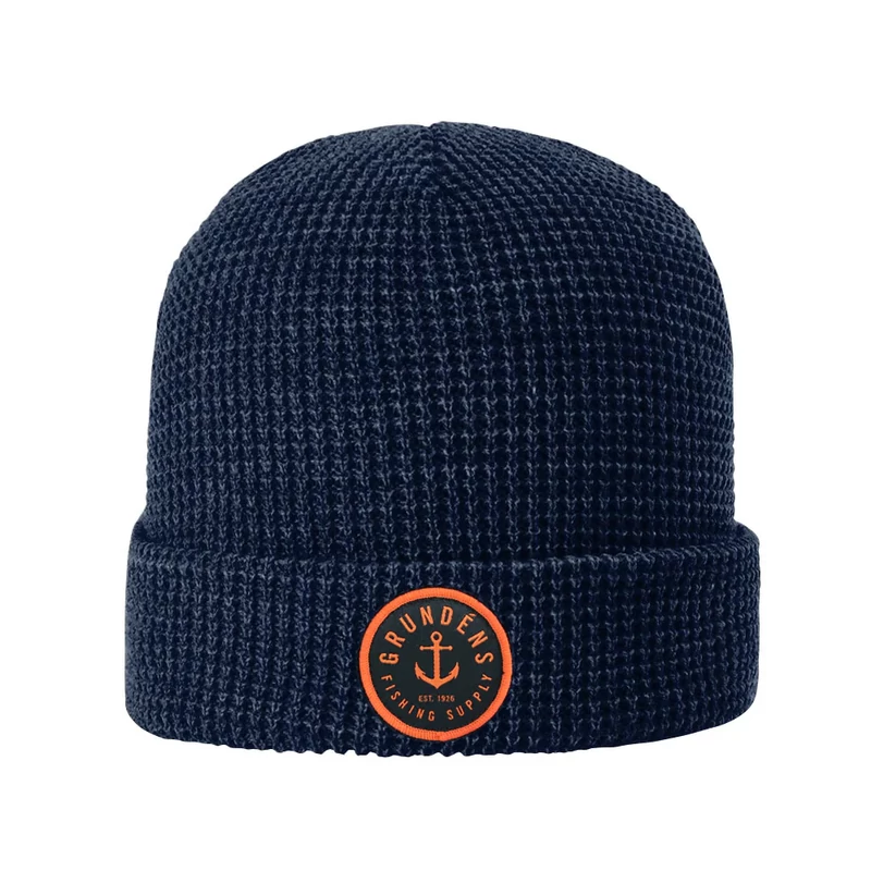 GRUNDÉNS ANCHOR WAFFLE BEANIE