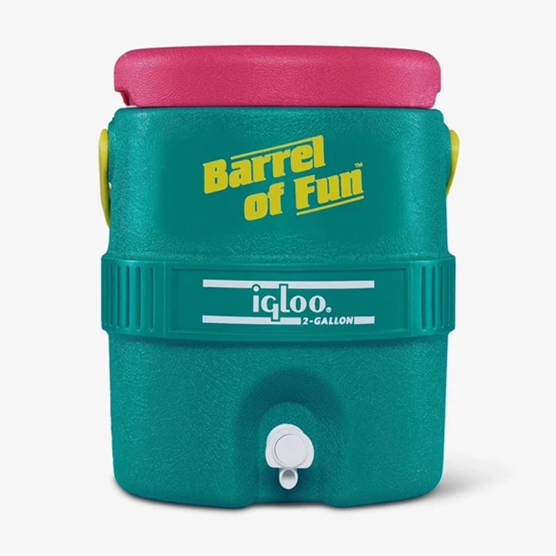 IGLOO Retro „Barrel of Fun” italhűtő hordó 7,6 l